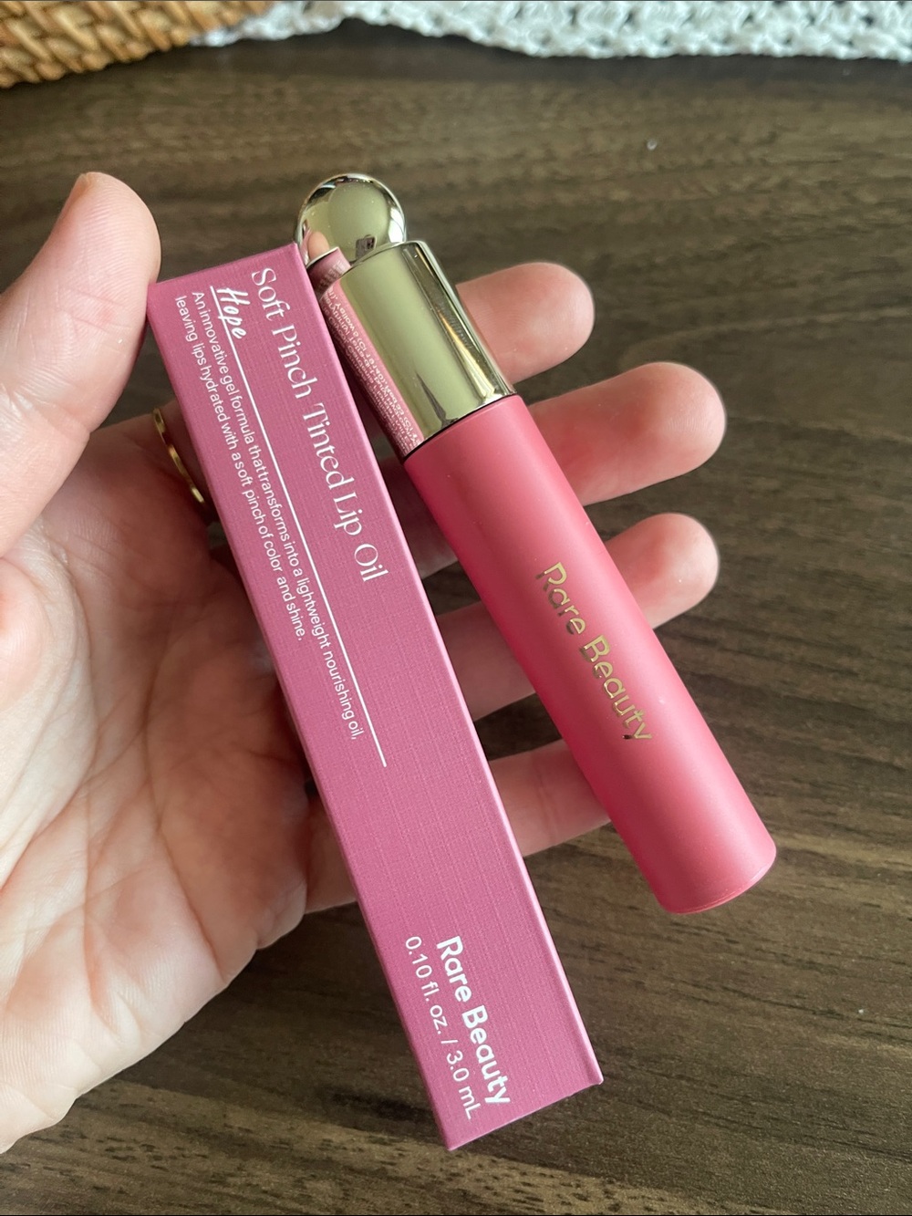 Rare Beauty Soft Pinch Tinted Lip Oil — Rose Pink